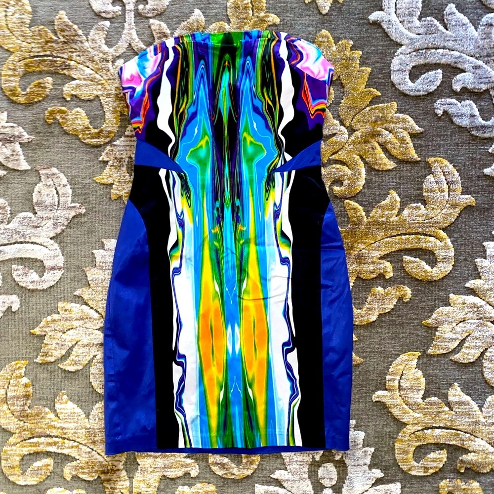 Bebe Little Blue Dress size XS New Years